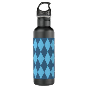 Blue Bavaria Rhombus Flag Pattern 710 Ml Water Bottle