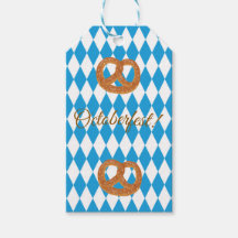 Blue Bavarian Octoberfest Pretzels Personalise