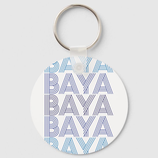 Blue Baya Keychain (Front)