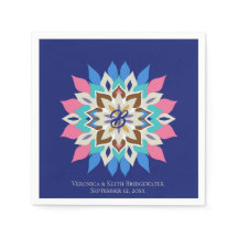 Blue Bayou 4.75 x 4.75-inch Wedding Napkins