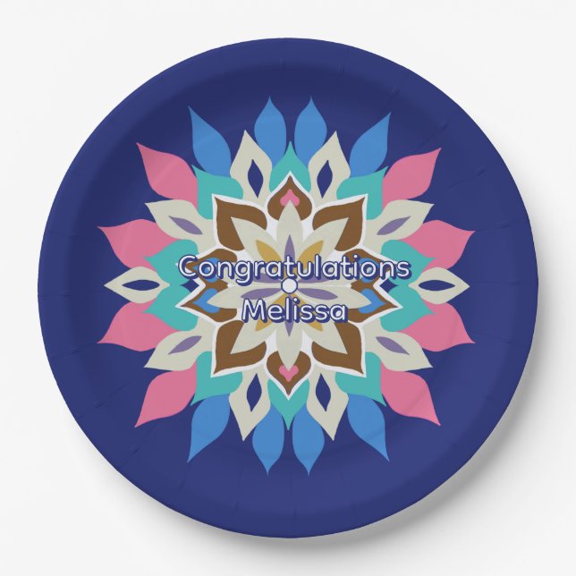 Blue Bayou 9 inch Paper Plates (Front)