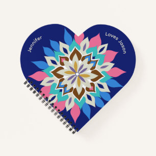 Blue Bayou Heart  Notebook