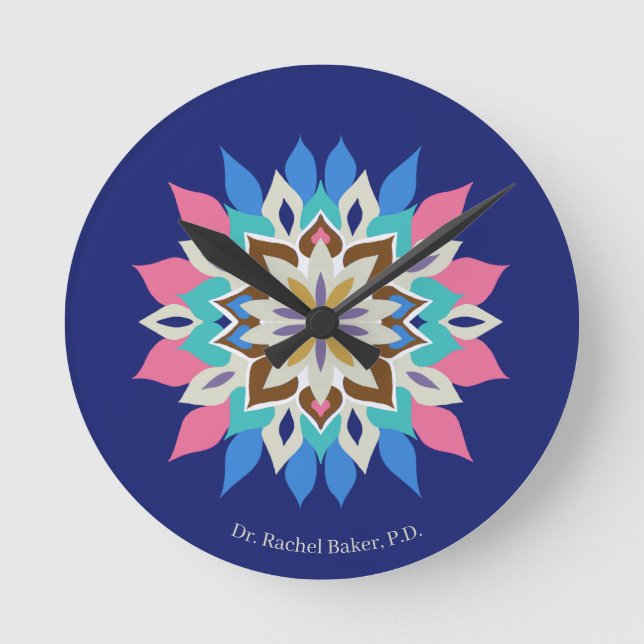 Blue Bayou  Round Clock (Front)