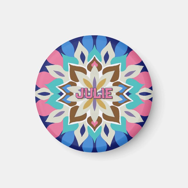 Blue Bayou Round  Magnet (Front)