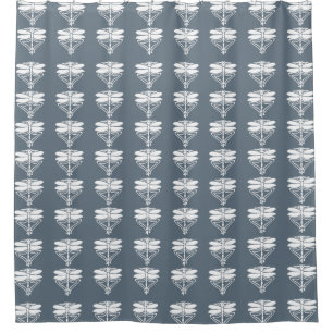 Blue Bayoux Arts and Crafts Dragonflies Shower Curtain