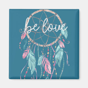 Blue Be Love Dream Catcher Magnet