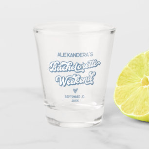 Blue Beach Bachelorette Party Shot Glass