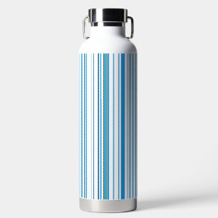 Blue Beach Colour Stripes Water Bottle