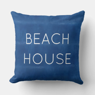 Blue Beach House Cushion