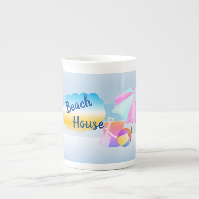 Blue Beach House Specialty Mug (Front)