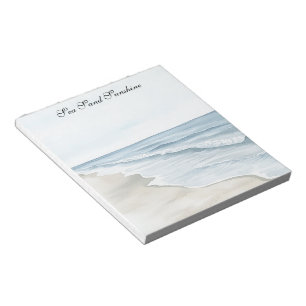 Blue Beach Ocean   Notepad