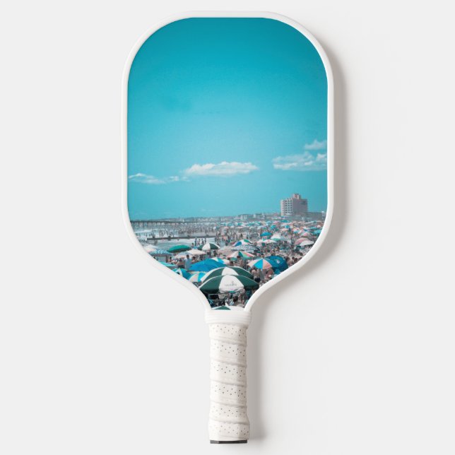 Blue Beach Pickleball Paddle (Front)
