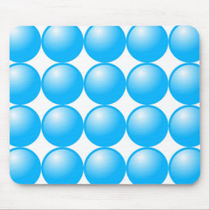 BLUE BEADS MOUSE PAD