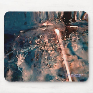 Blue Beam Mouse Pad