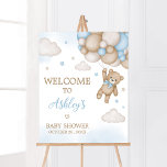 Blue Bear Baby Shower Welcome Poster<br><div class="desc">Make your event special with this Teddy Bear Baby Shower with our cute and lovely printable Welcome Sign Sign featuring adorable Boho Baby Shower theme. Download, personalise, and create lasting memories with this perfect touch for your joyous celebration!
BS504</div>