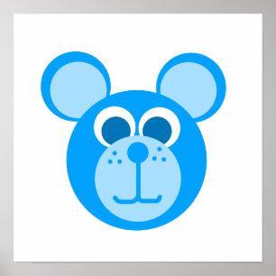 blue bear poster
