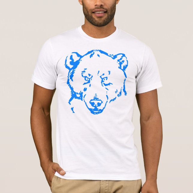 blue bear T-Shirt (Front)