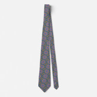 Blue Beast Running Honey Kaleidescope Tie