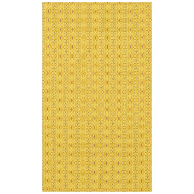 Blue Beast Running Yellow Tablecloth (Front)