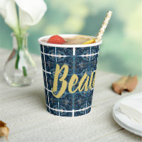 Blue Beautiful Party Cups by Poet Adiela Akoo -