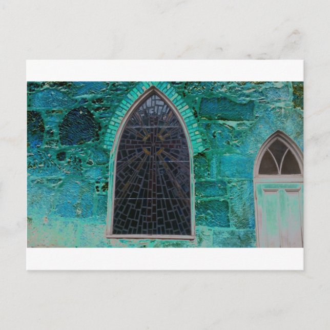 Blue Beauty Postcard (Front)