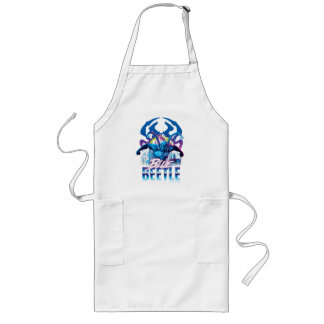 Blue Beetle Retrowave City Sunset Long Apron