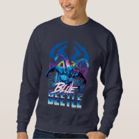 Blue Beetle Retrowave City Sunset