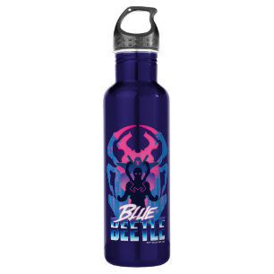 Blue Beetle Retrowave Versus Graphic 710 Ml Water Bottle
