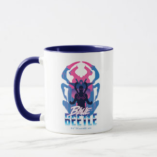 Blue Beetle Retrowave Versus Graphic Mug
