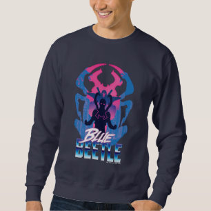 Blue Beetle Retrowave Versus Graphic Sweatshirt