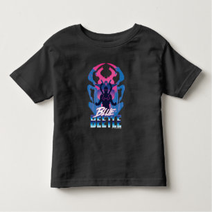 Blue Beetle Retrowave Versus Graphic Toddler T-Shirt