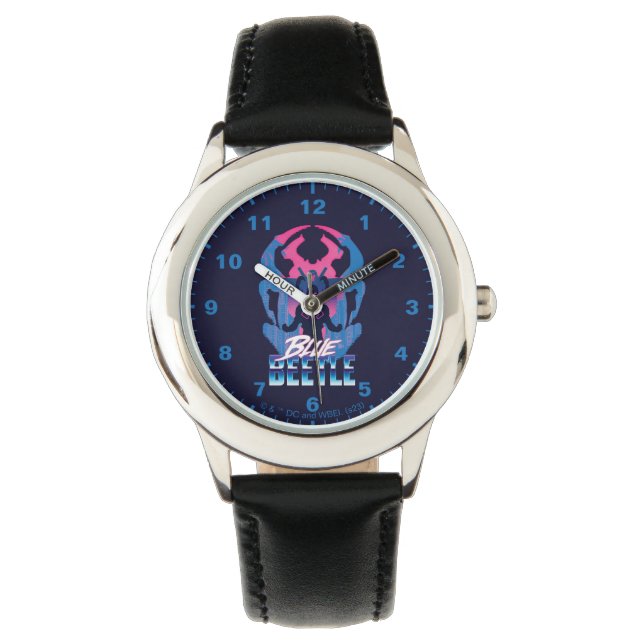 Blue Beetle Retrowave Versus Graphic Watch (Front)
