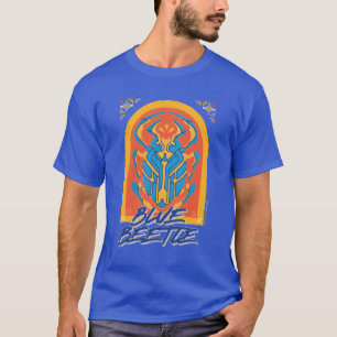 Blue Beetle Scarab Talavera Graphic T-Shirt