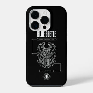 Blue Beetle Scarab Tech Graphic iPhone 14 Pro Case