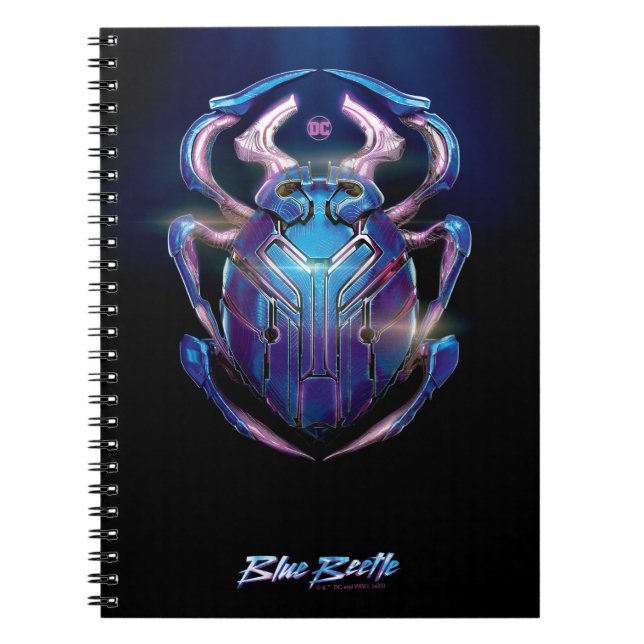 Blue Beetle Scarab Theatrical Poster Notebook (Front)