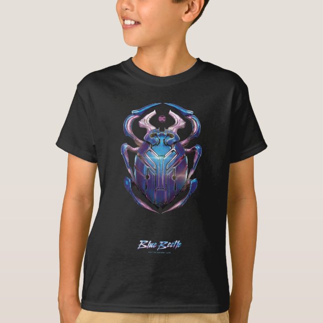 Blue Beetle Scarab Theatrical Poster T-Shirt (Front)