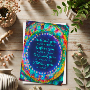 Blue Behind You Graduation Inspirivity Card