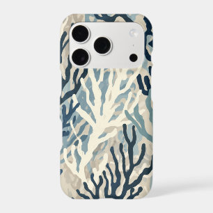 Blue Beige Coral