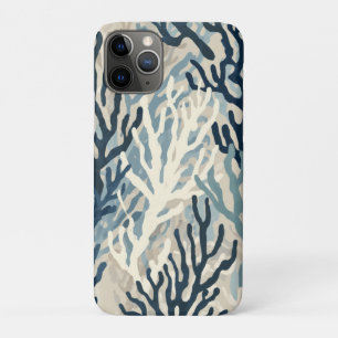 Blue Beige Coral iPhone 11 Pro Case