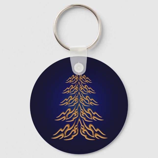 Blue Bell  Christmas Tree Key Chain (Front)