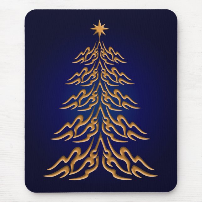 Blue Bell  Christmas Tree Mouse Pad (Front)