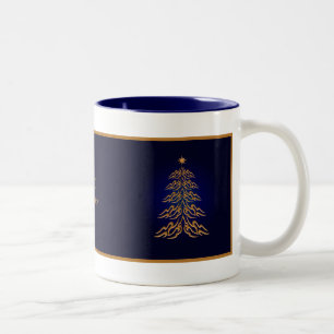 Blue Bell Christmas Tree Mug