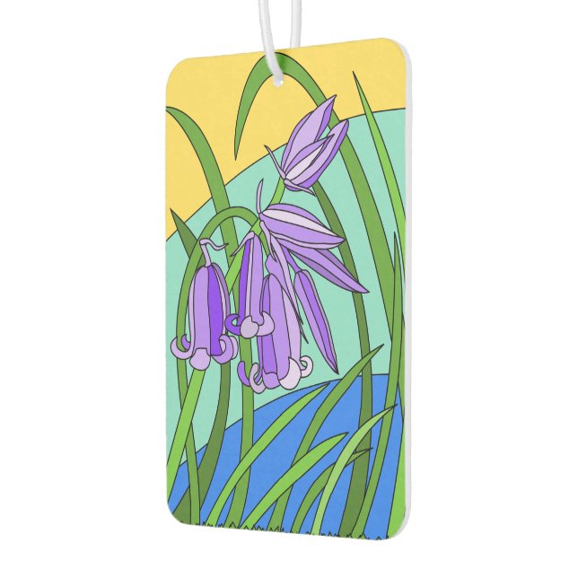 Blue bells in the forest car air freshener (Left)