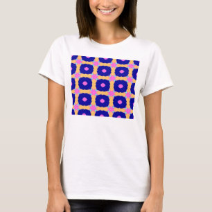 blue bells pattern T-Shirt