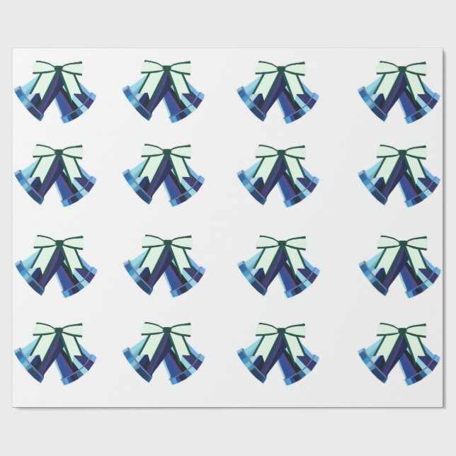 Blue Bells Wrapping Paper (Flat)
