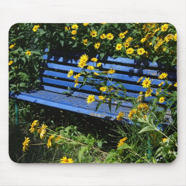 blue bench mouse pad (Front)