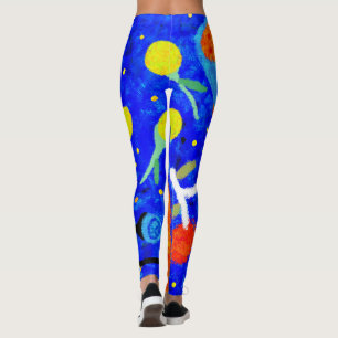 Blue berries cherries leggings