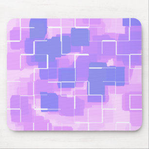"Blue Berry" Geometric Art Mouse Pad