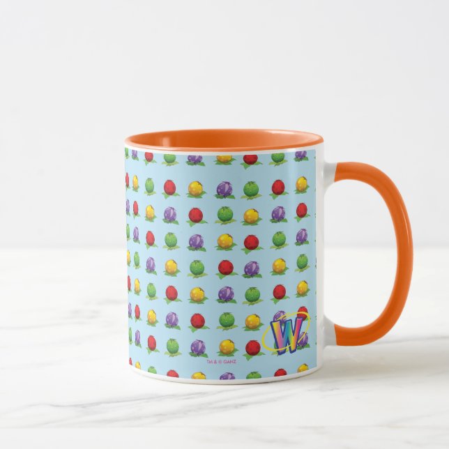 Blue Berry Pattern Mug (Right)