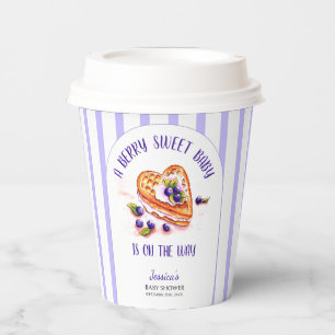 Blue Berry Sweet Fall Baby Shower  Paper Cups